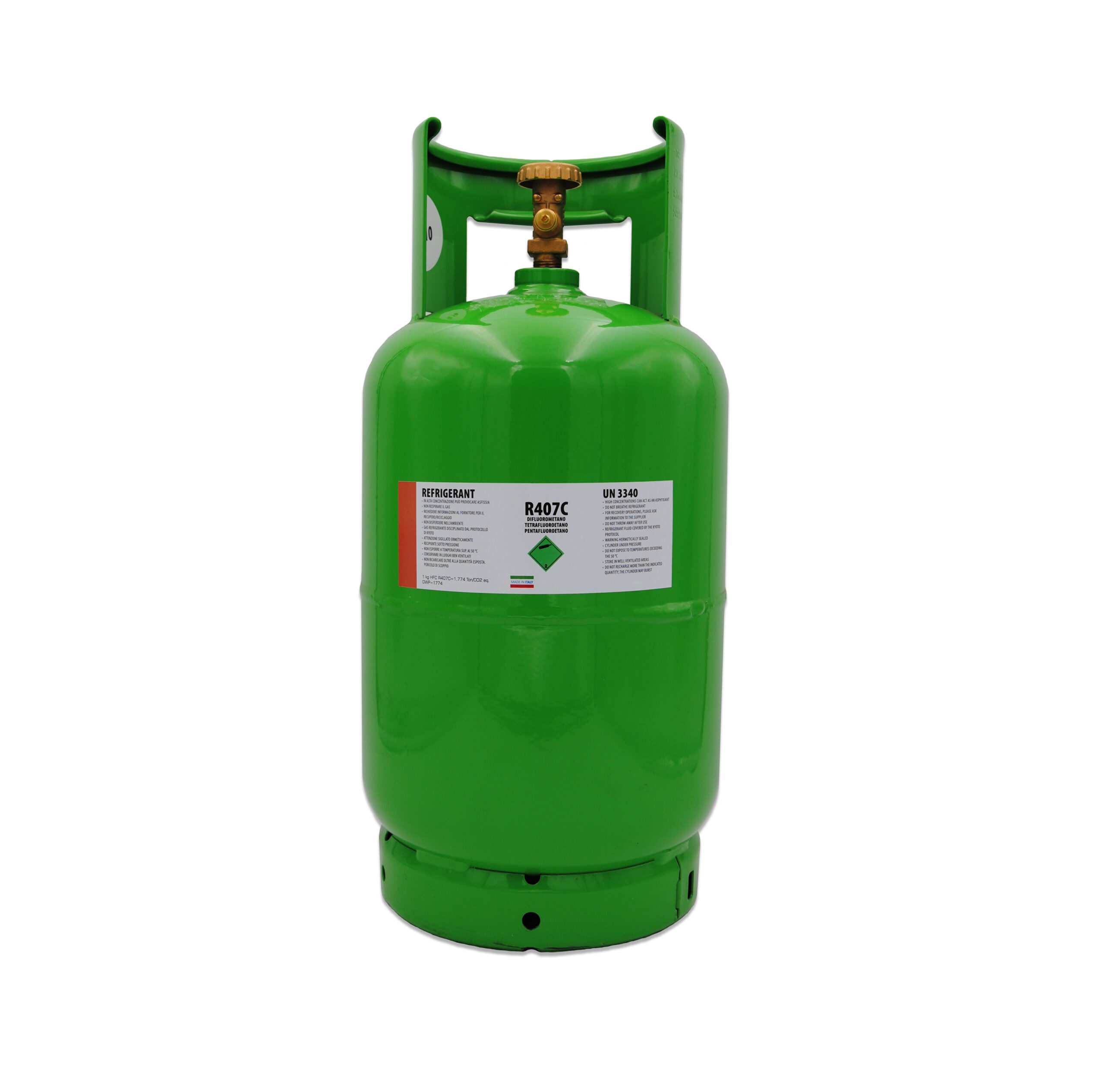 Recharge 11kg of ecological gas R32, R410a with pressure gauge and hose